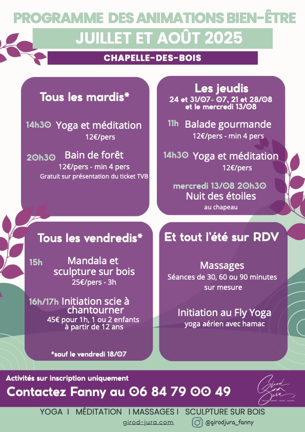 affiche programme de lété FANNY copie